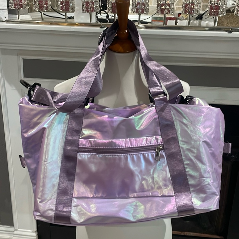 Purple💜 iridescent tote bag!